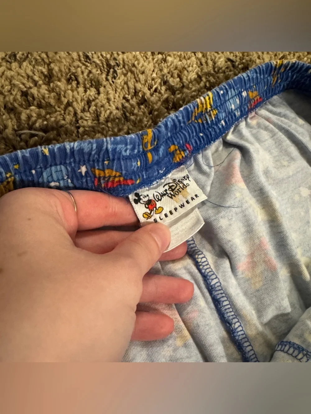 Vintage Fantasia Mickey Mouse Disney World Pajama Set - Picture 9 of 12